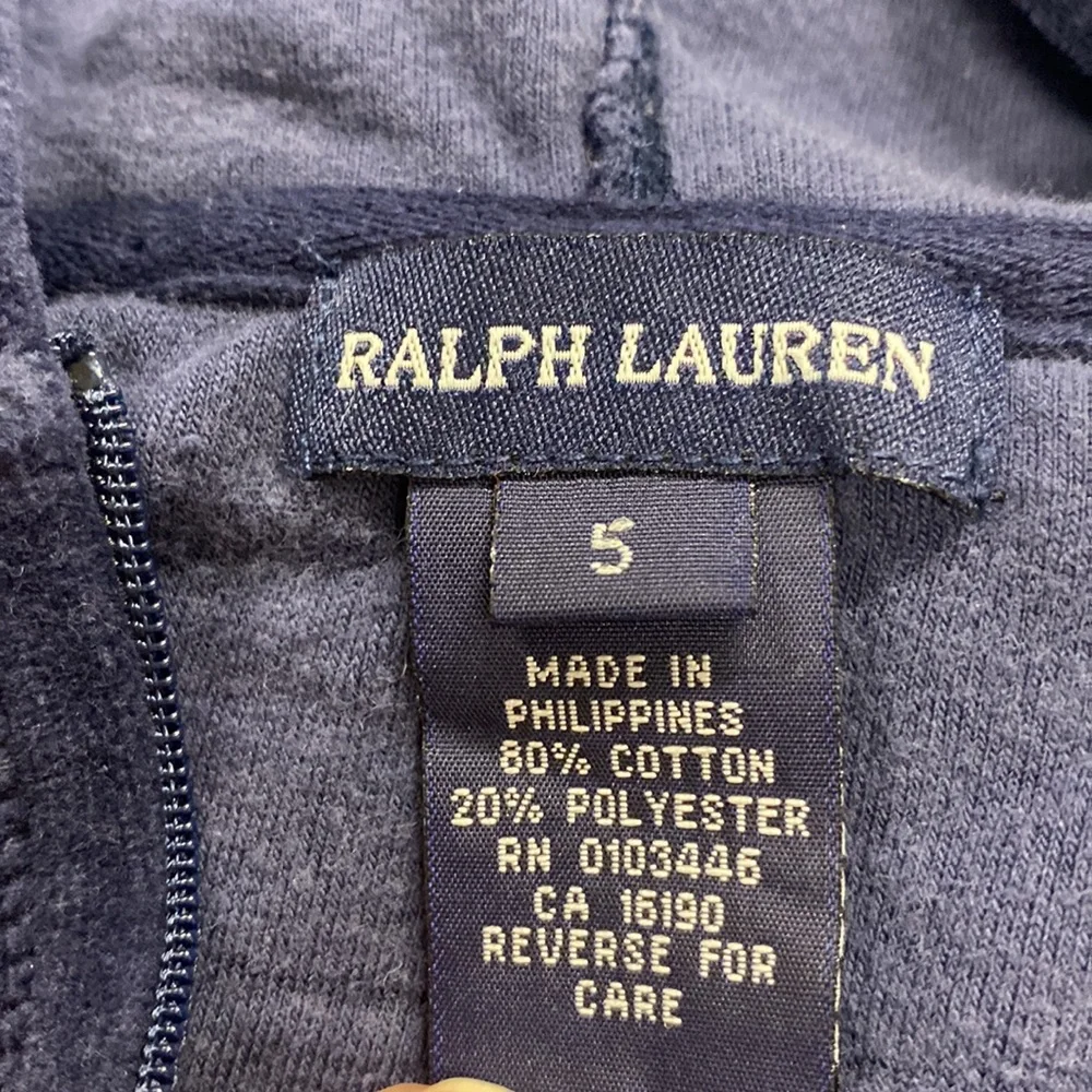 2 piece Ralph Lauren sweatsuit size 5